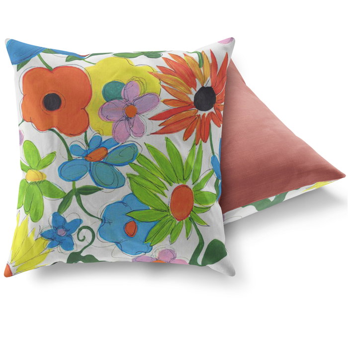 Aberto Design Cojín Multicolor 43 x 43 cm